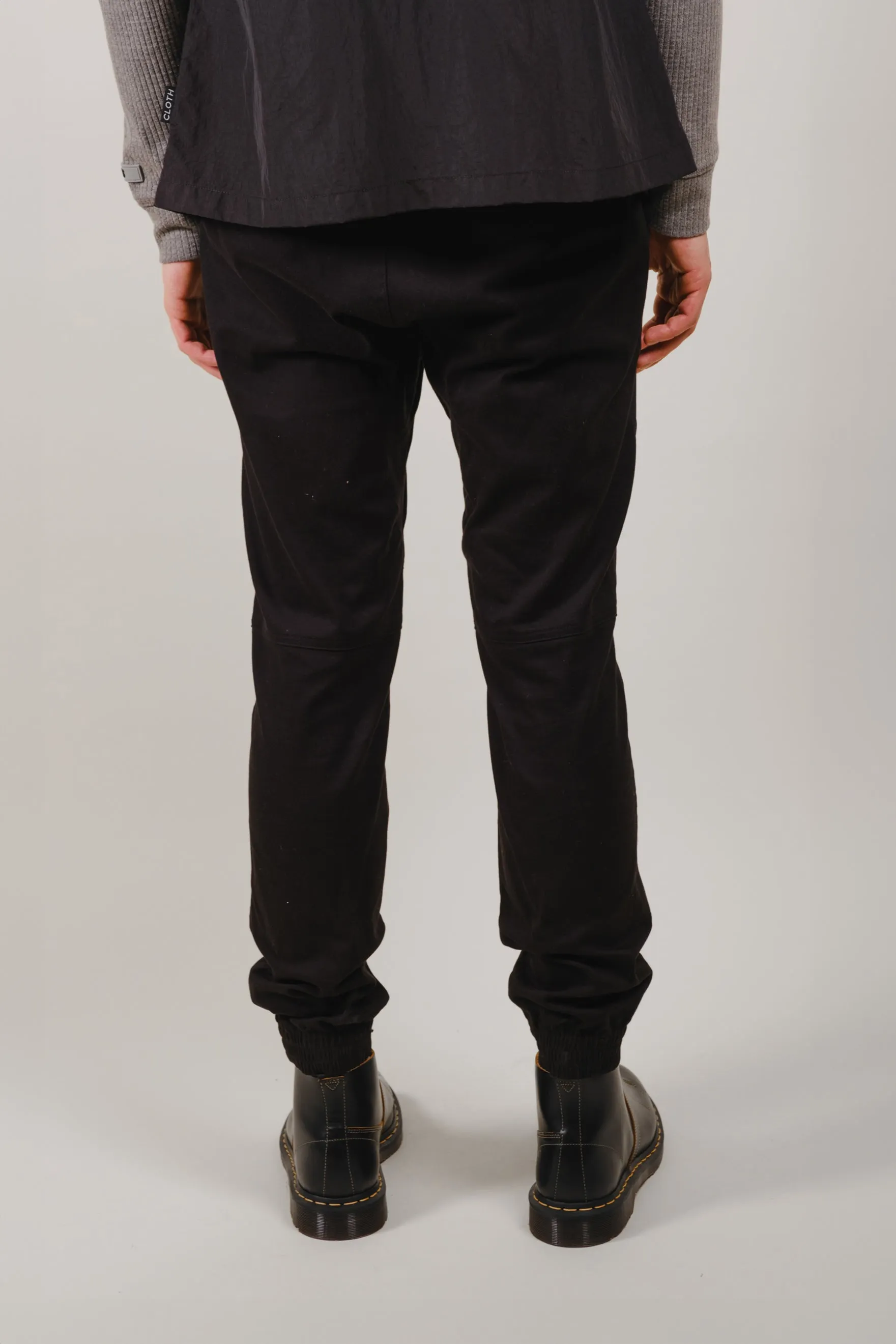 Side Pocket Zip Twill Jogger 2.0