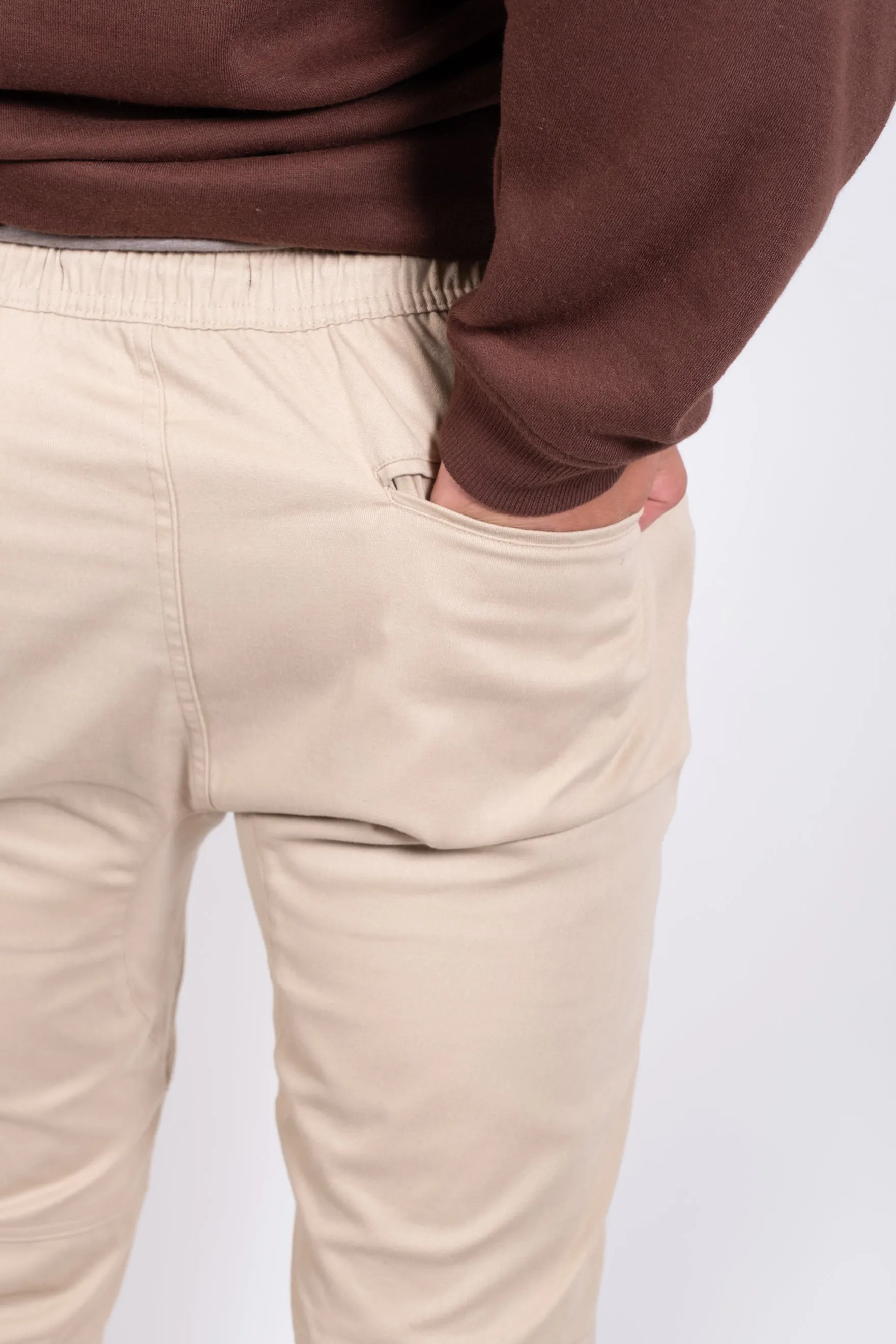 Side Pocket Zip Twill Jogger 2.0