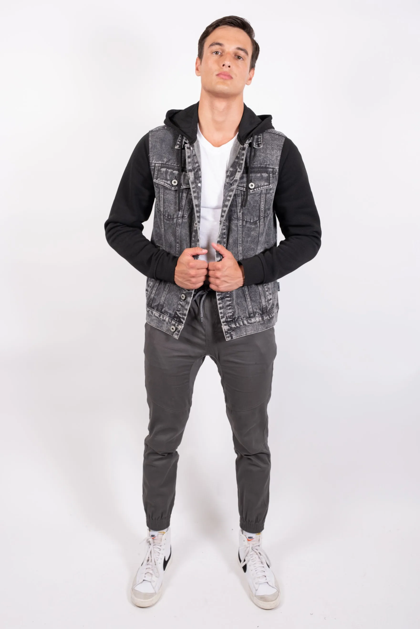 Side Pocket Zip Twill Jogger 2.0
