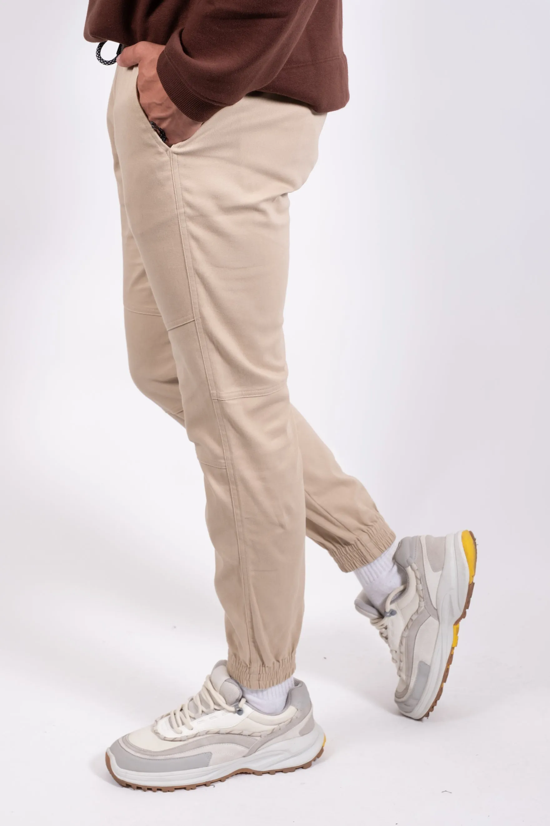 Side Pocket Zip Twill Jogger 2.0