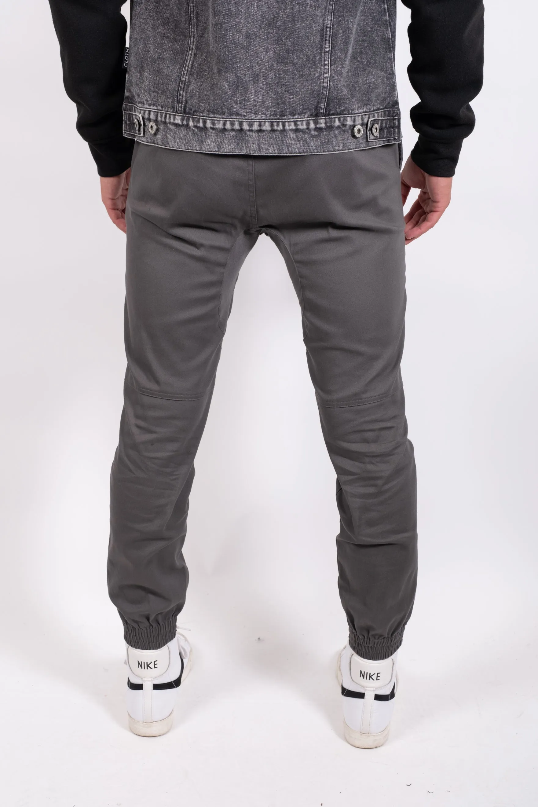 Side Pocket Zip Twill Jogger 2.0