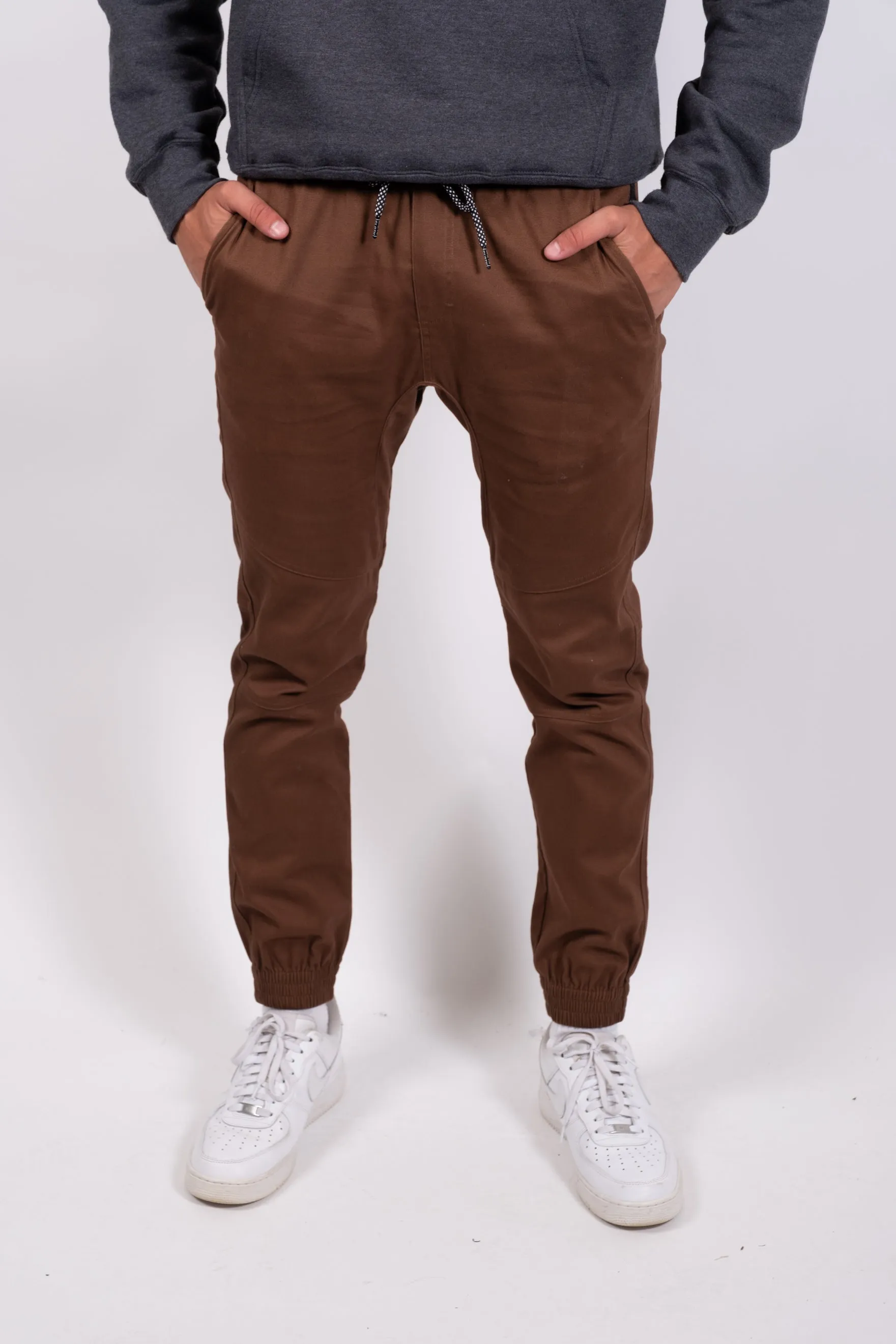 Side Pocket Zip Twill Jogger 2.0
