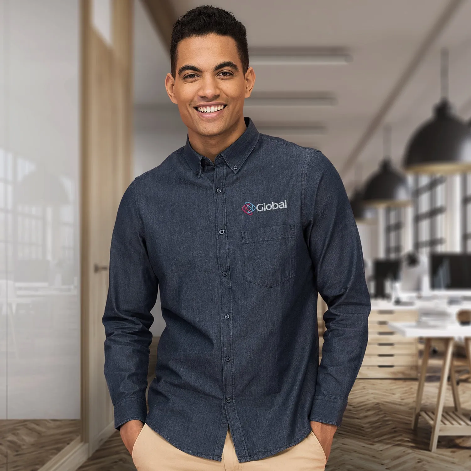 SOL'S Barry Men's Denim Shirt