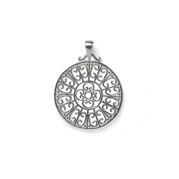 Southern Gates Sterling Silver Art Deco Frances Pendant (95122)