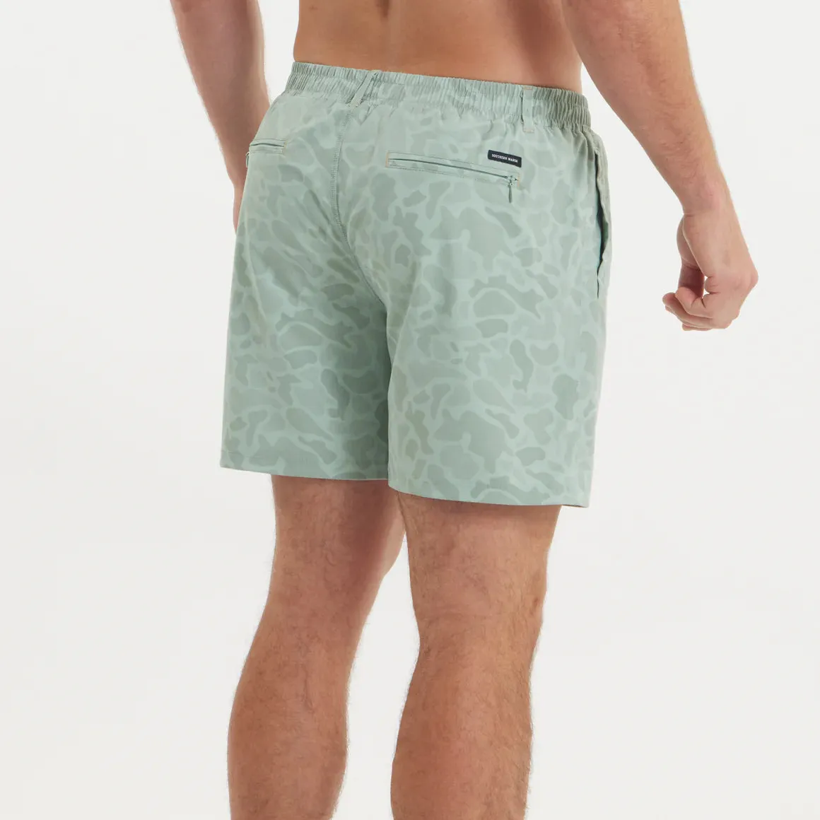 Southern Marsh Billfish Lined Performance Short - Camo