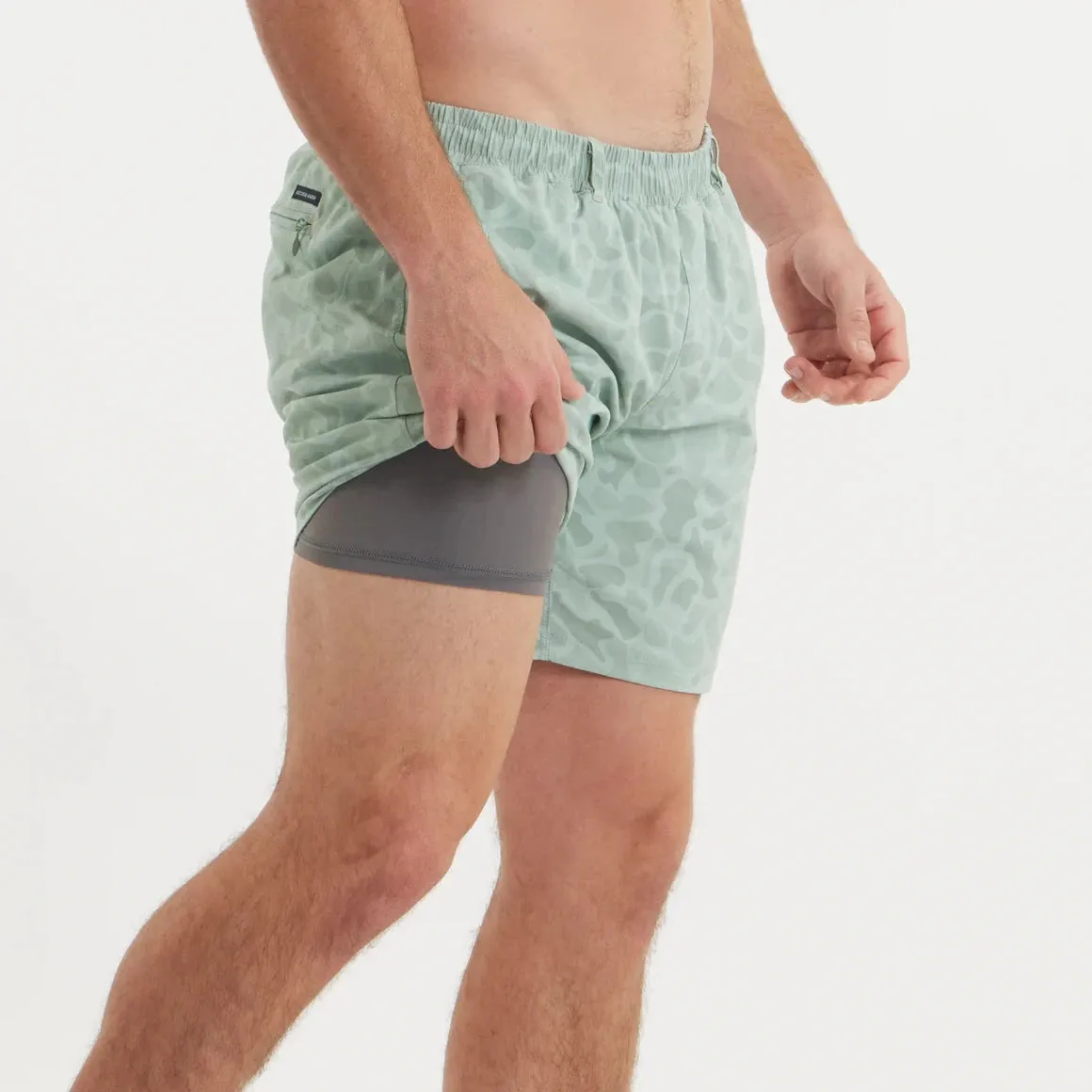 Southern Marsh Billfish Lined Performance Short - Camo