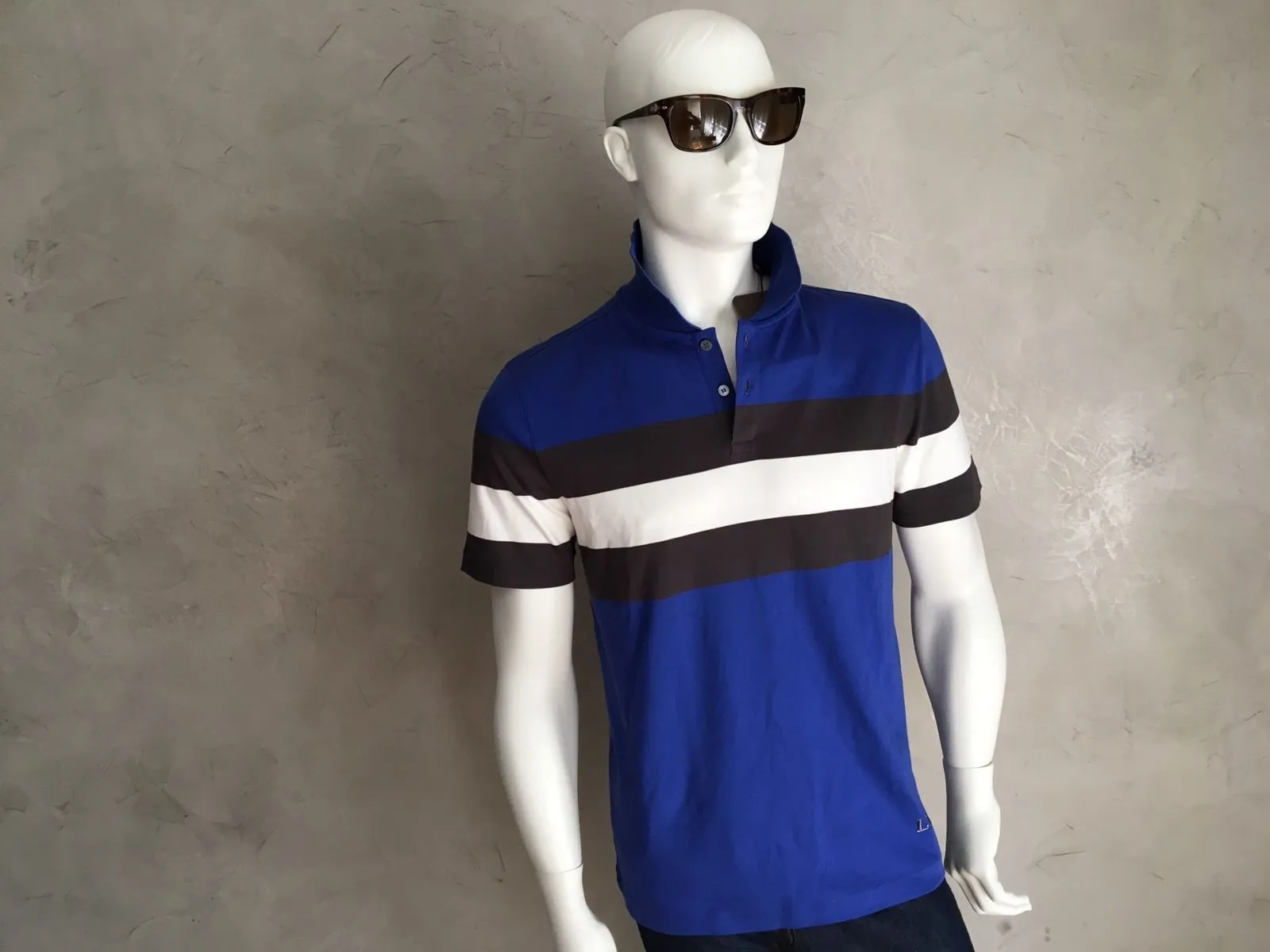 Striped Jacquard Polo