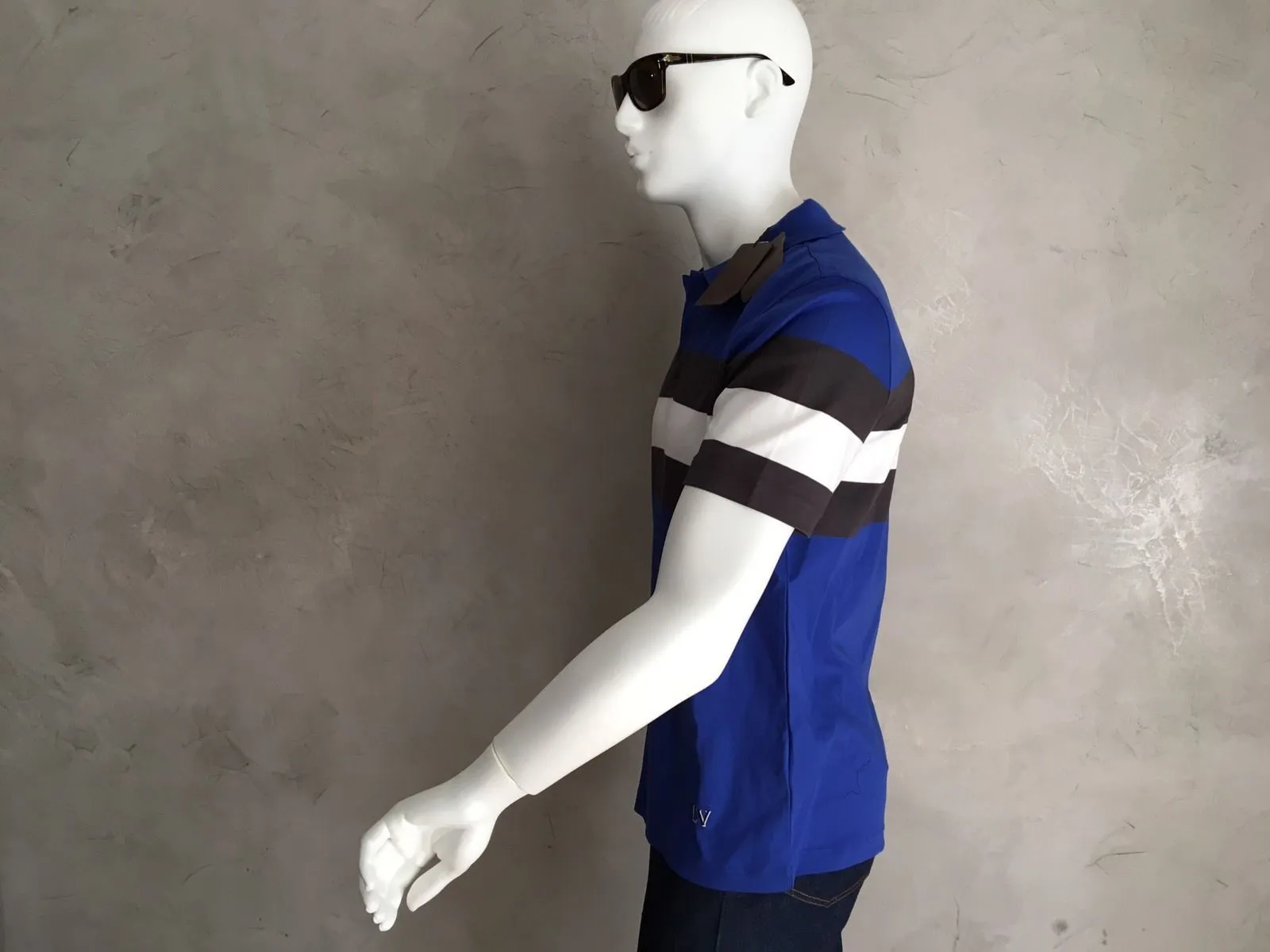 Striped Jacquard Polo