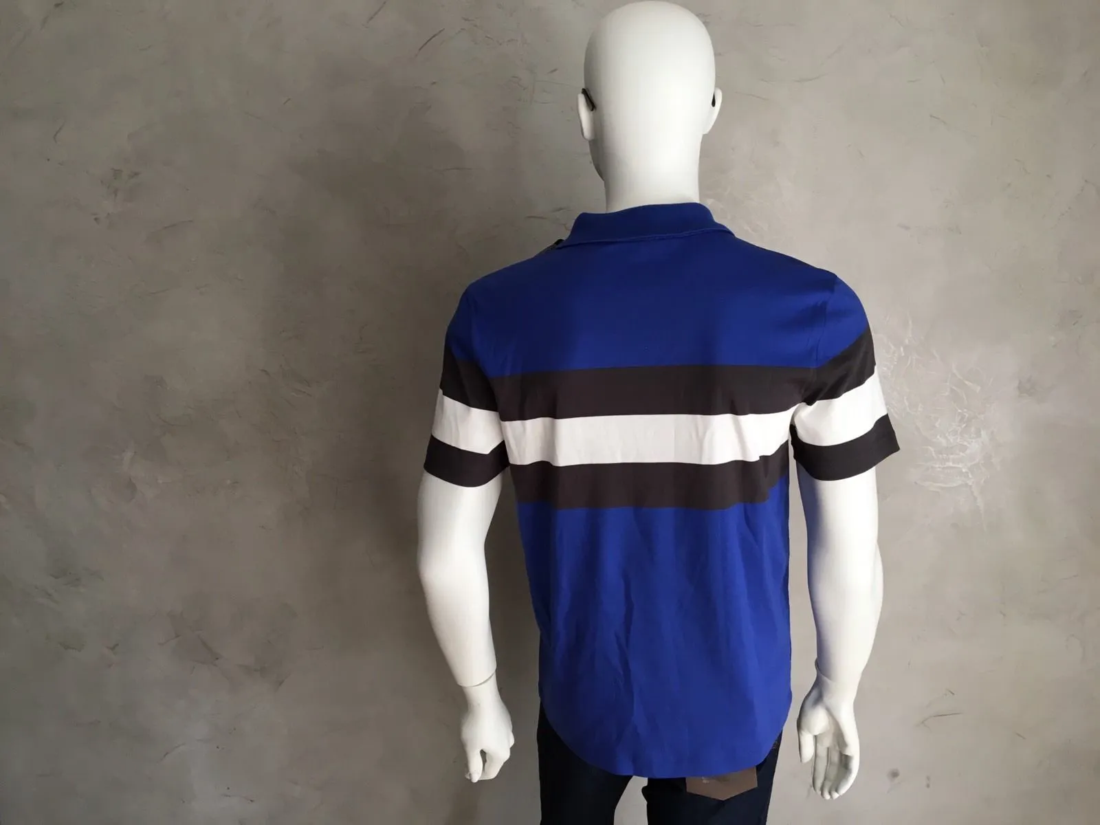 Striped Jacquard Polo