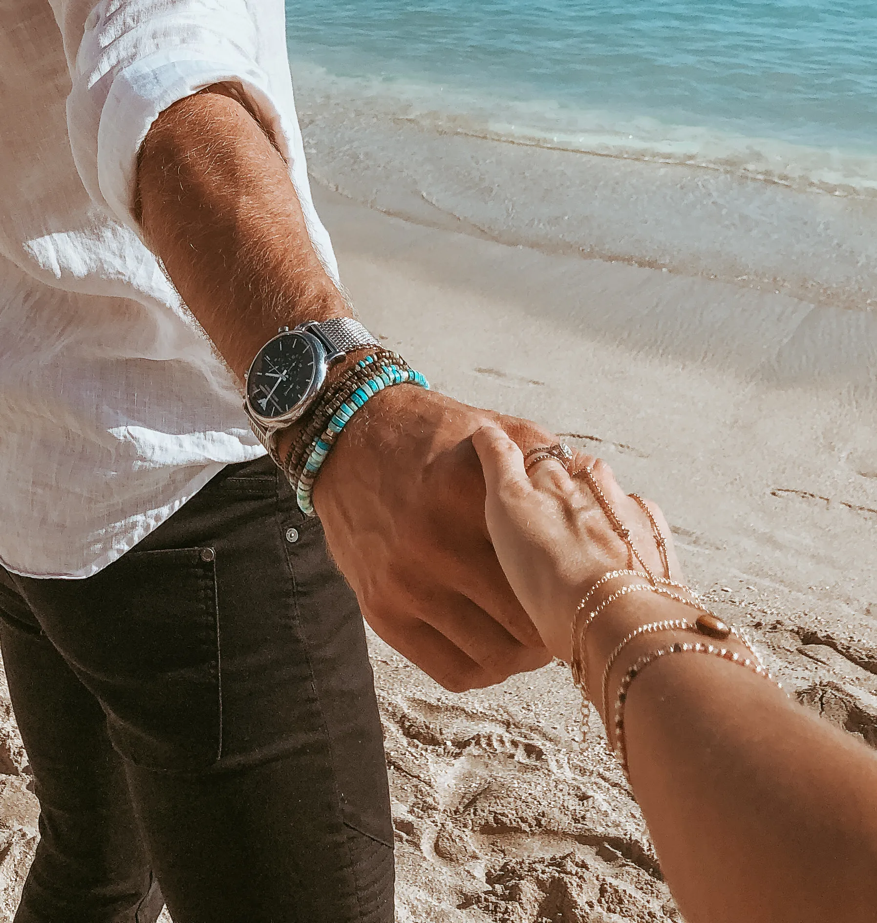 The Moana Bracelet • Sea Sediment Jasper