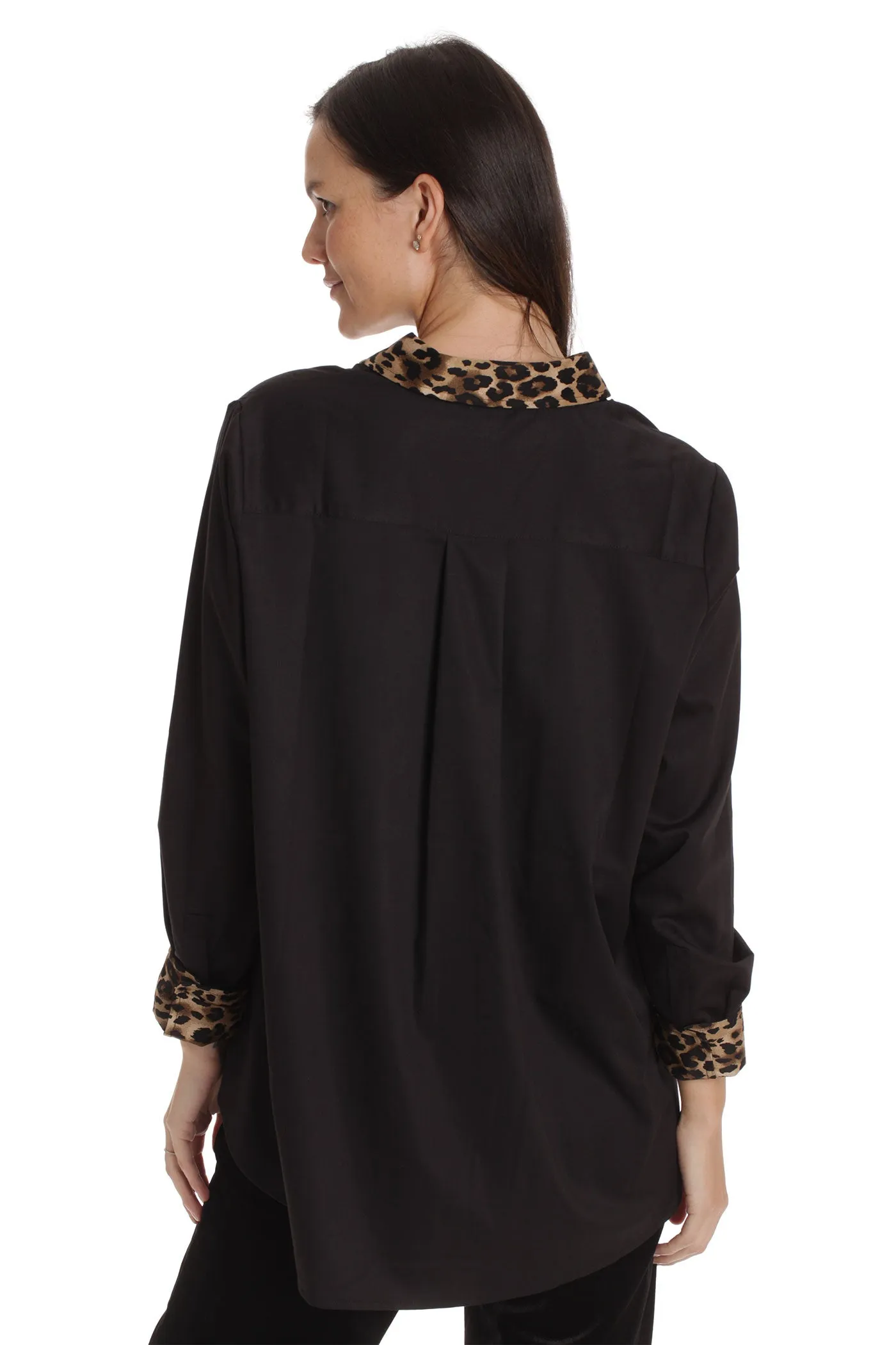 The Rohmi Top - Black Leopard
