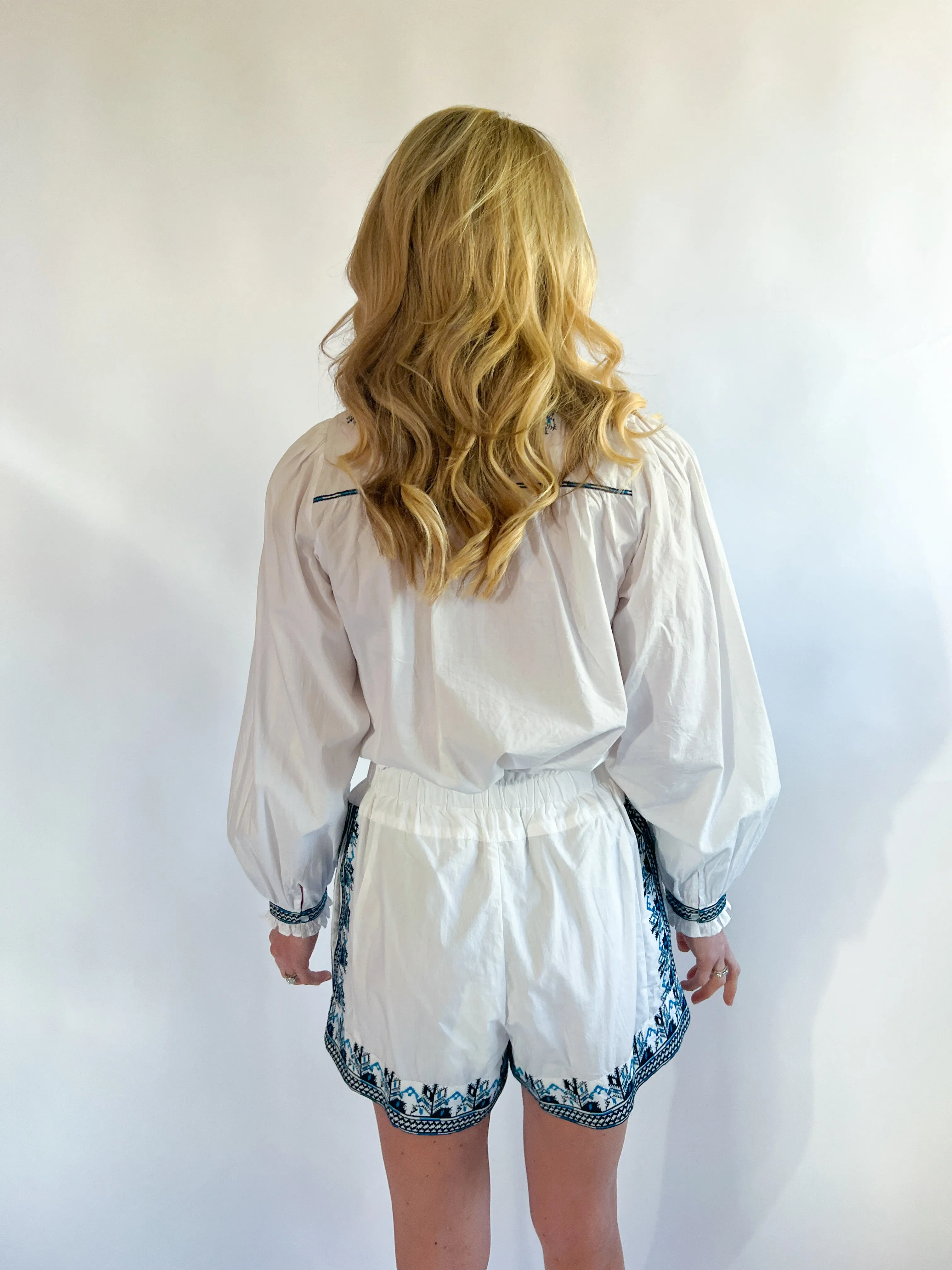 Tia Embroidered Top