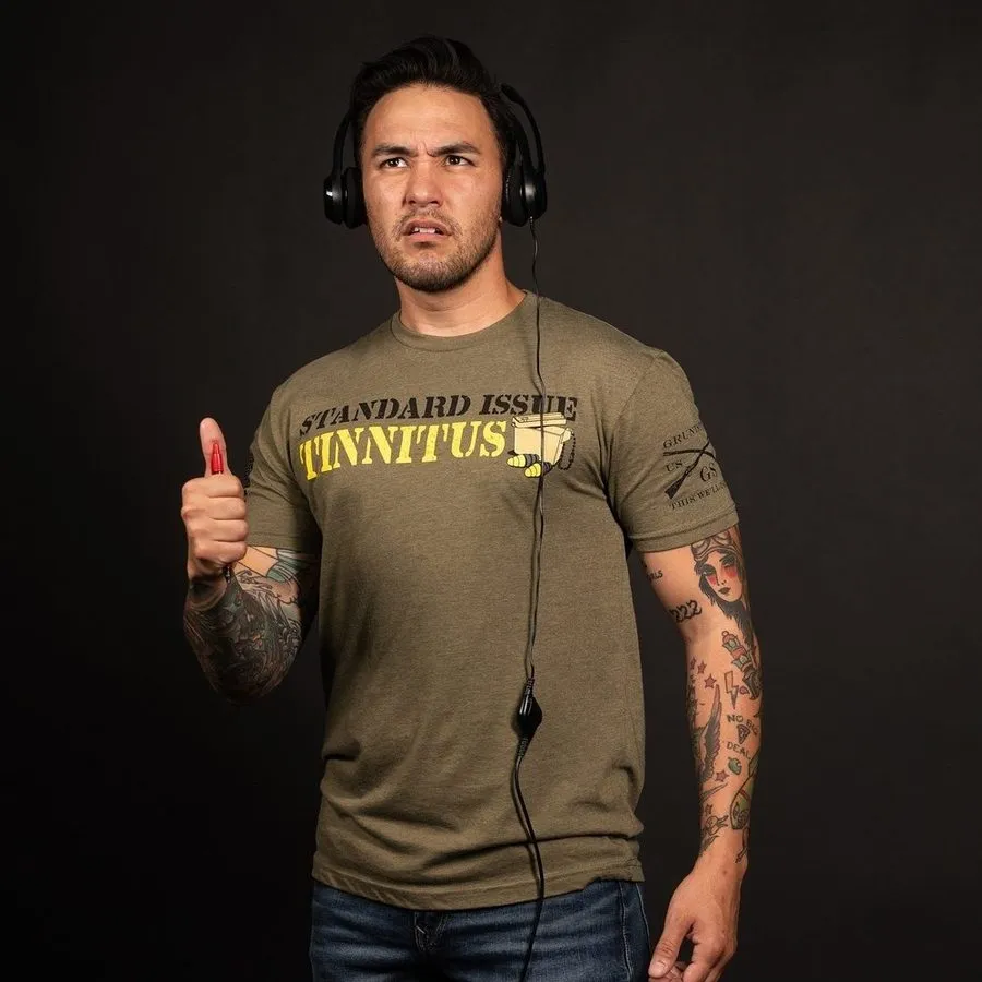 Tinnitus T-Shirt - Military Green
