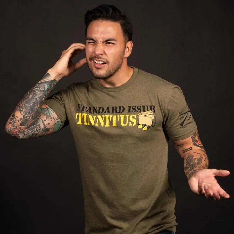 Tinnitus T-Shirt - Military Green