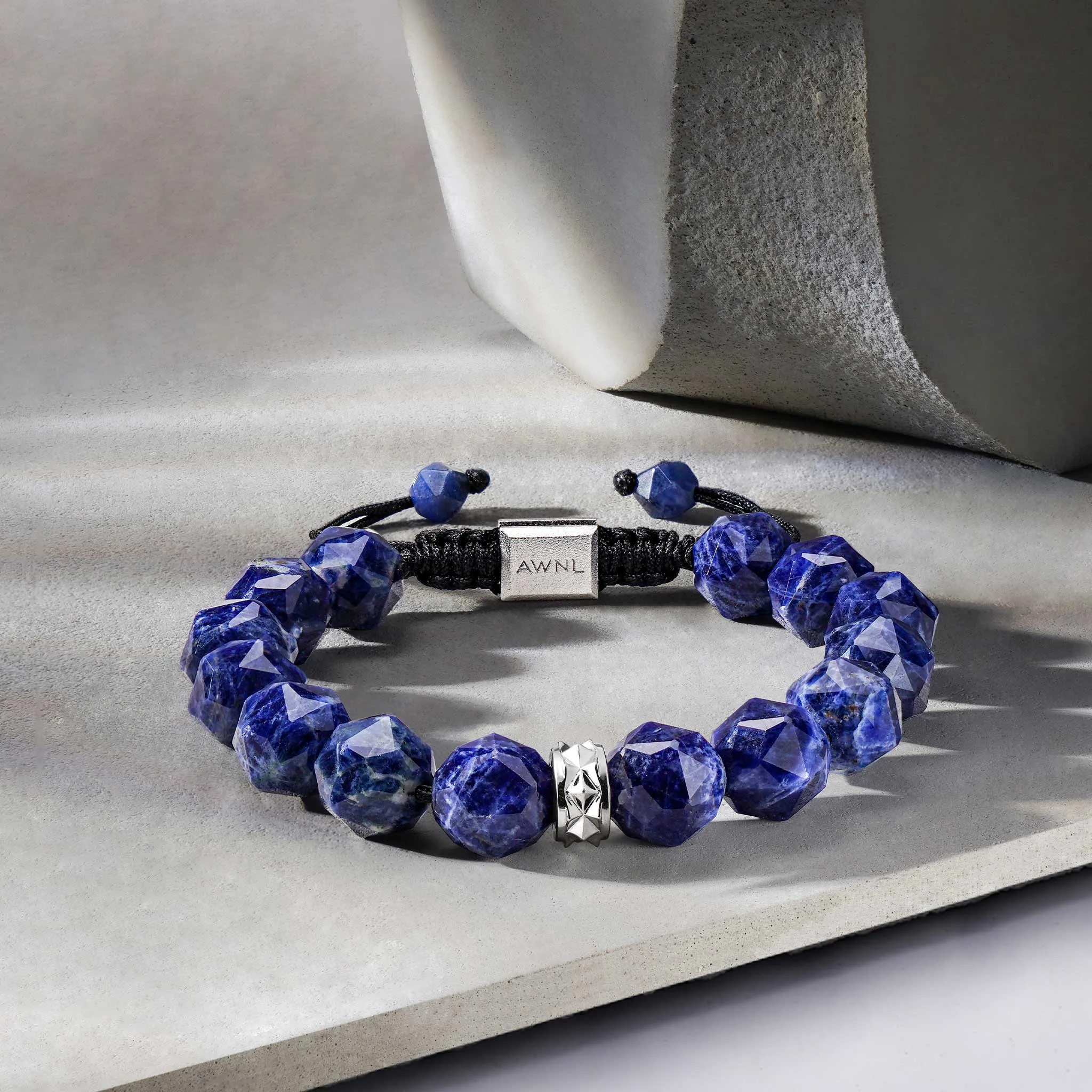 Ulfberht Swords Sodalite Macrame Bracelet