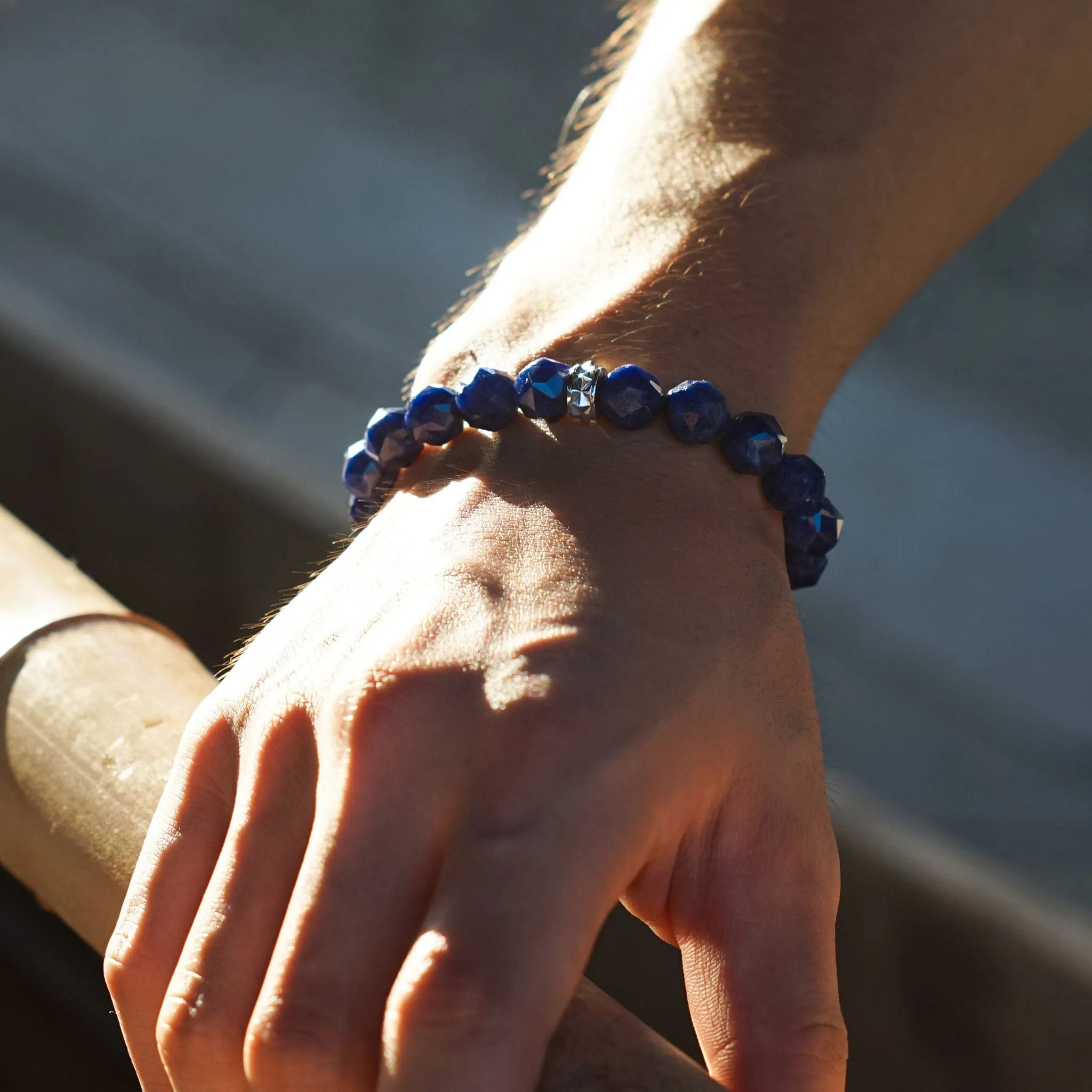 Ulfberht Swords Sodalite Macrame Bracelet