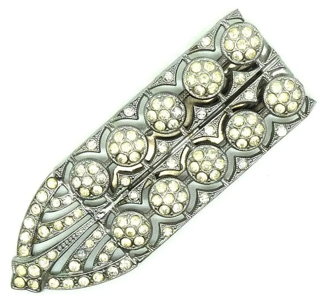 Vintage Art Deco 1930s Dress Clip Brooch