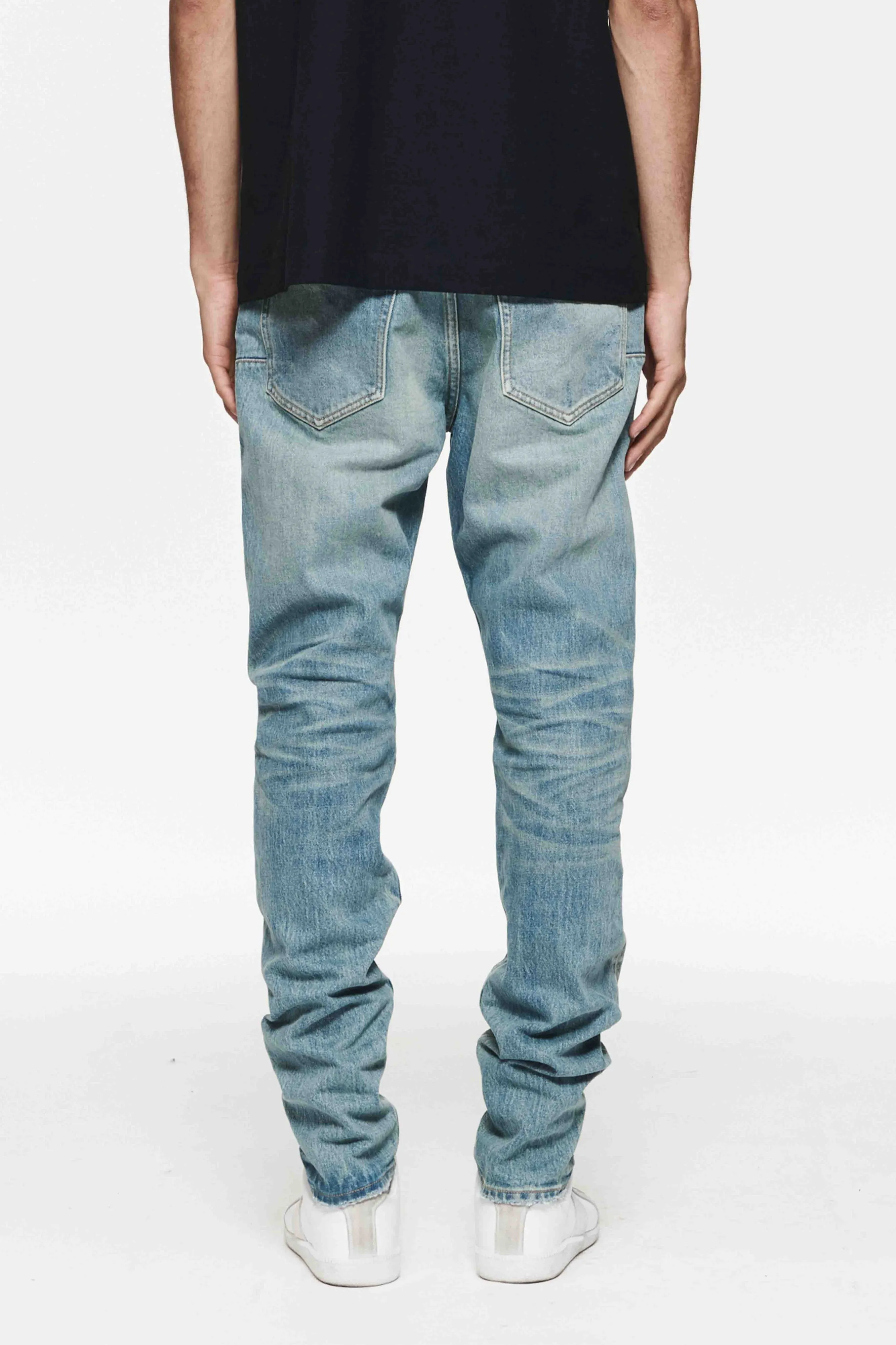 Vintage Knee Blowout - MID INDIGO