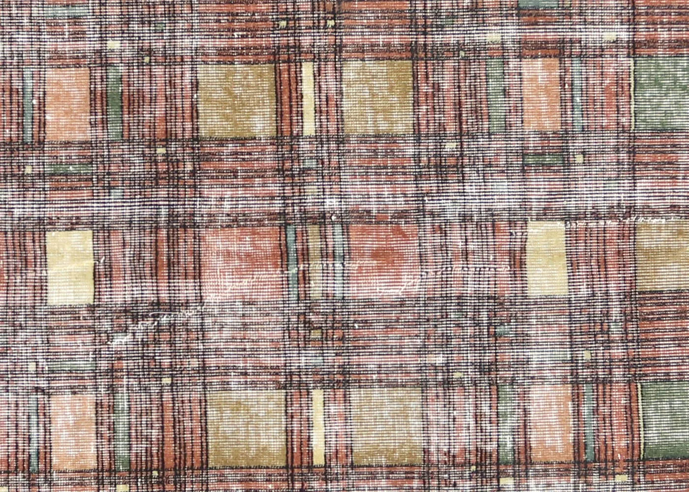 Vintage Turkish Mid-Century-Modern Rug - 6'8" x 9'4"