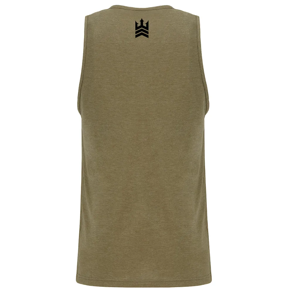 VL Medallion Men's Tank - MILITARY GREEN