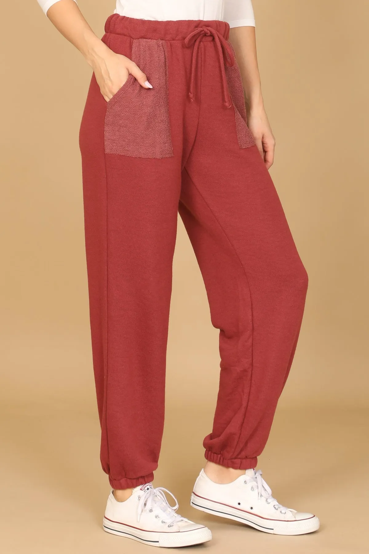 WAIST TIE JOGGER PANTS