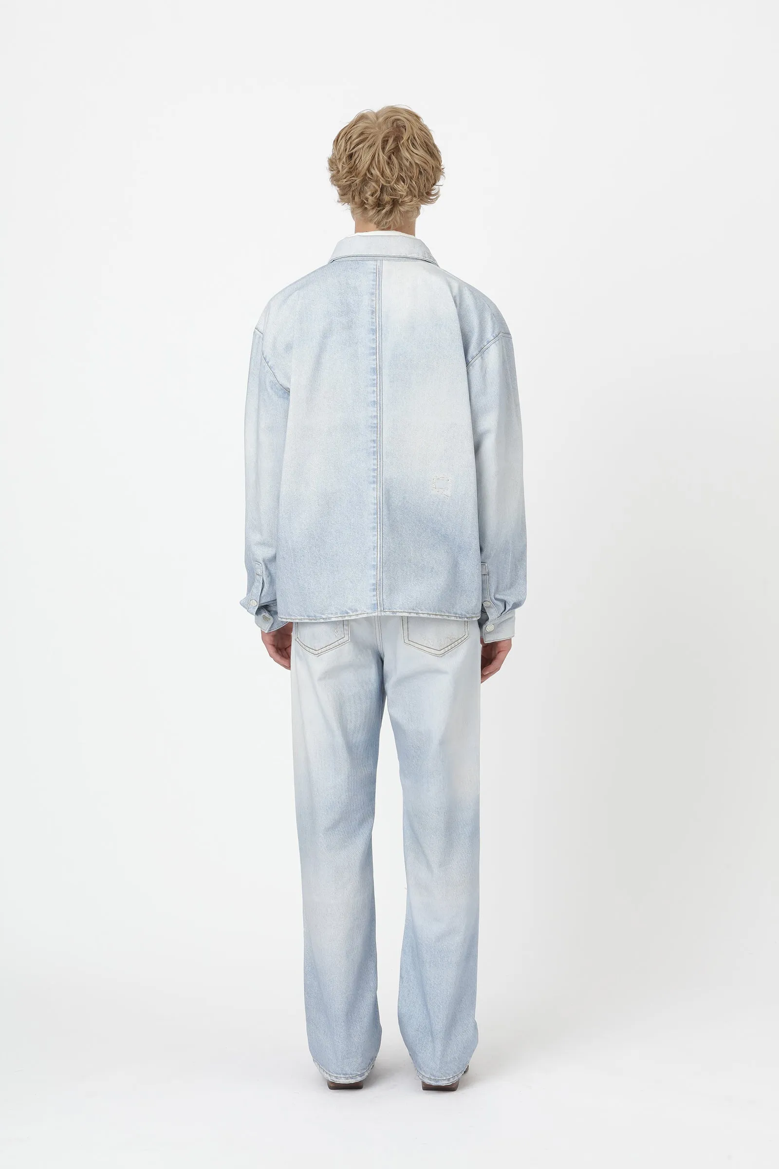 Zayne Printed Blue - Blue Digital Rinse