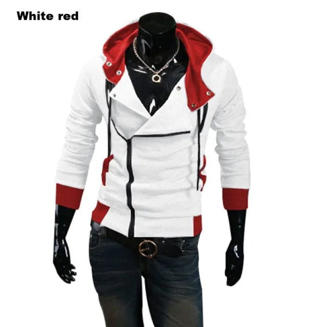 Zipper Cardigan Hoodies Men Fashion Hooded Sweatshirts