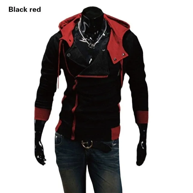 Zipper Cardigan Hoodies Men Fashion Hooded Sweatshirts