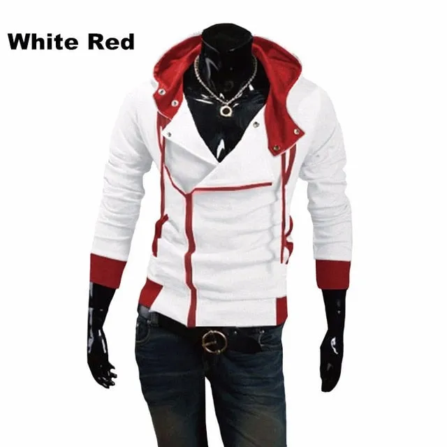 Zipper Cardigan Hoodies Men Fashion Hooded Sweatshirts