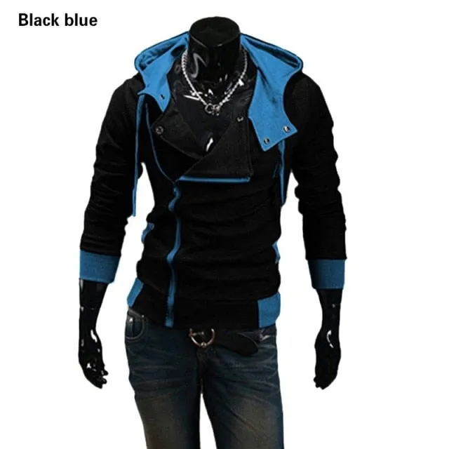 Zipper Cardigan Hoodies Men Fashion Hooded Sweatshirts